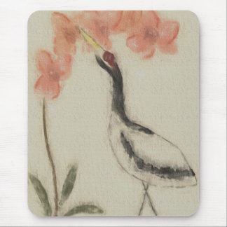 Alfombrilla De Ratón Crane y Mousepad Orquídea