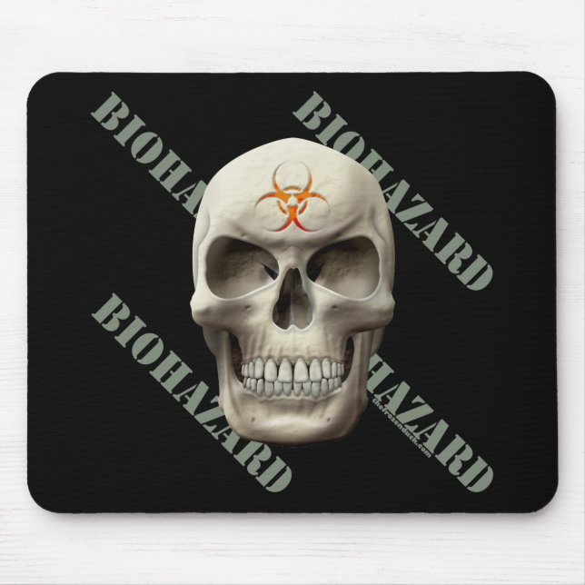 Alfombrilla De Ratón Cráneo del mal del Biohazard (Frente)