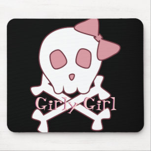 Alfombrilla De Ratón Cráneo femenino Mousepad