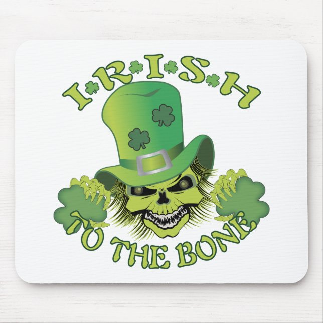 Alfombrilla De Ratón Cráneo irlandés (Frente)
