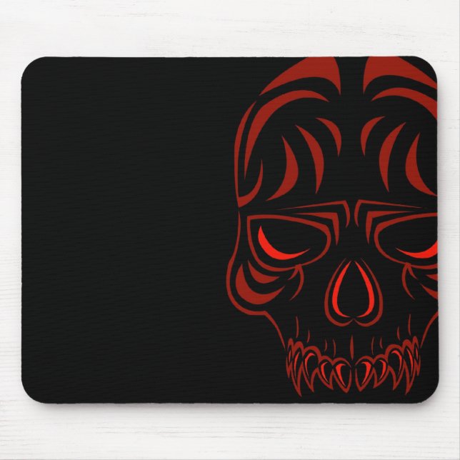Alfombrilla De Ratón Cráneo Mousepad de Fanged (Frente)