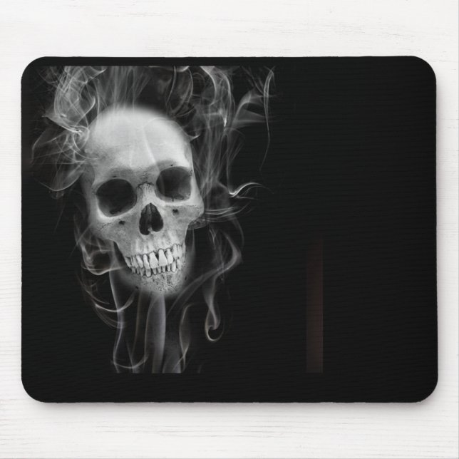 Alfombrilla De Ratón Cráneo Mousepad del eje de balancín (Frente)