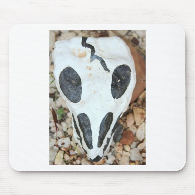 Alfombrilla De Ratón cráneo pintado (Frente)