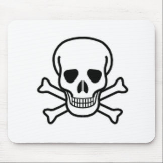 Alfombrilla De Ratón Cráneo y Cruz-huesos