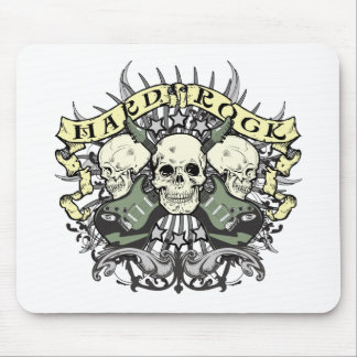 Alfombrilla De Ratón Cráneo y guitarras del heavy