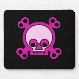 Alfombrilla De Ratón Cráneos rosados Mousepad