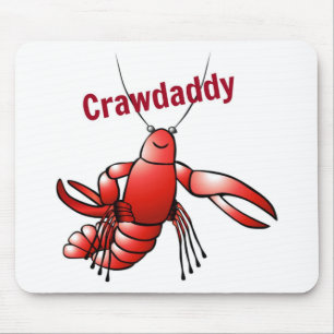 Alfombrilla De Ratón Crawdaddy Red Crayfish
