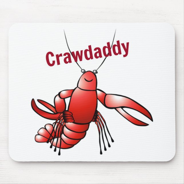 Alfombrilla De Ratón Crawdaddy Red Crayfish (Frente)