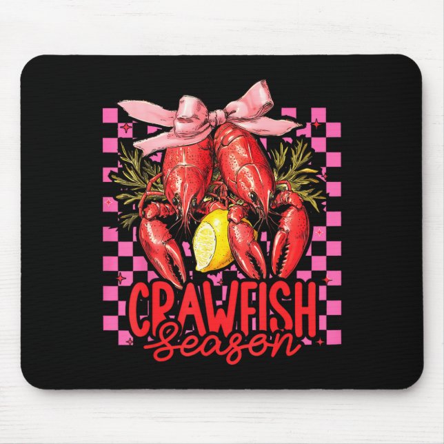 Alfombrilla De Ratón Crawfish Season Crawfish Boil Lobster Cajun Men Wo (Frente)