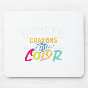 Alfombrilla De Ratón Crayons Still Color: Conciencia sobre la Salud Men