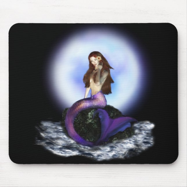 Alfombrilla De Ratón Crea la sirena Mousepad (Frente)