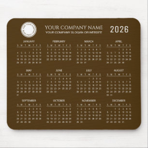 Alfombrilla De Ratón Crea tu propio calendario de empresa 2026   