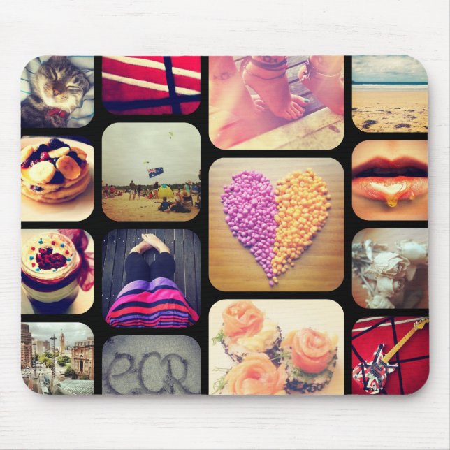 Alfombrilla De Ratón Crea tu propio Instagram (Frente)