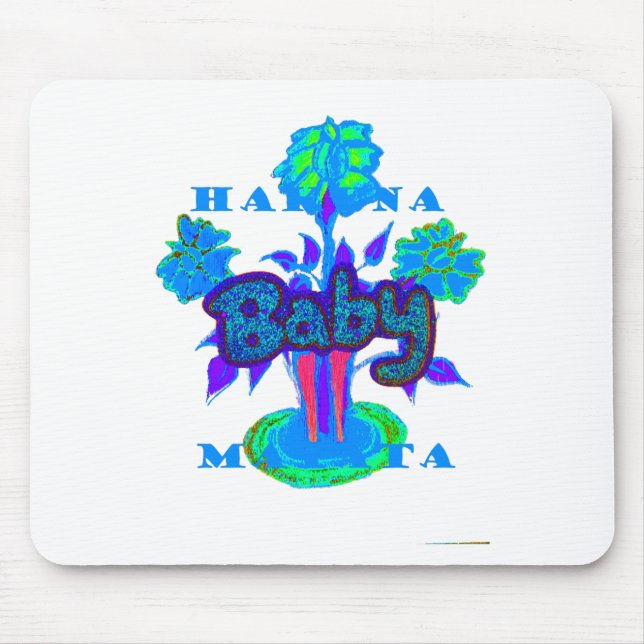 Alfombrilla De Ratón Crea tu propio lindo Purpurina bebé (Frente)