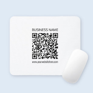 Alfombrilla De Ratón Crea un código QR empresarial al instante y texto