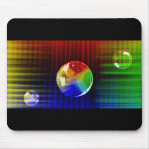 Alfombrilla De Ratón Creaciones de leones negros Bubbles Boca Mouse Pad