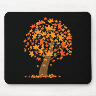 Alfombrilla De Ratón Creador de hojas de otoño que caen y bosque Otoño 