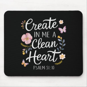 Alfombrilla De Ratón Crear En Mí Un Corazón Limpio _ Salmos 51_10