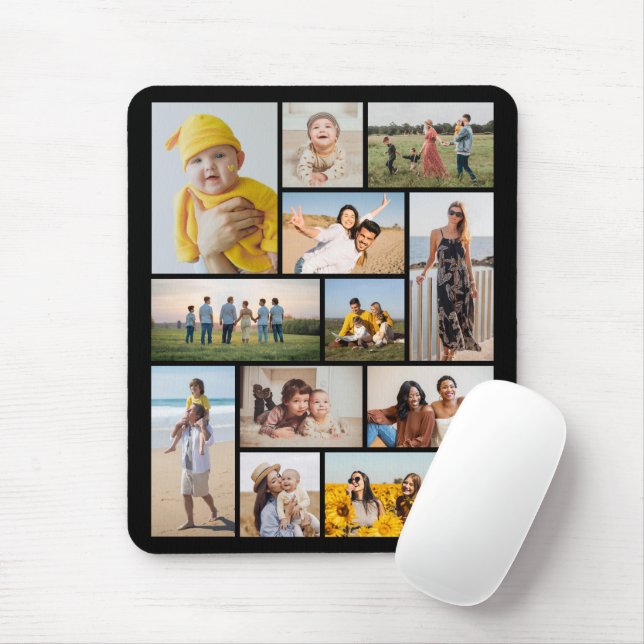 Alfombrilla De Ratón Crear su propio Collage de fotos de 12 (Con ratón)
