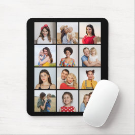 Alfombrilla De Ratón Crear su propio Collage de fotos de 12
