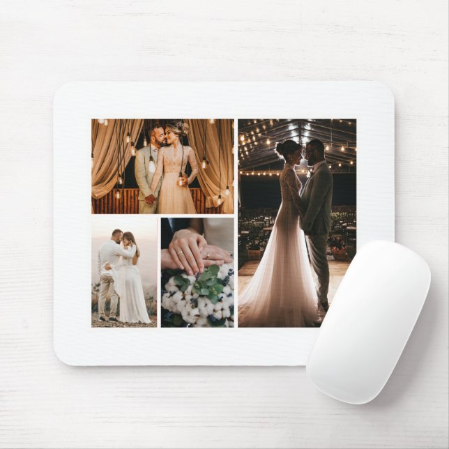 Alfombrilla De Ratón Crear su propio Collage de fotos de 4 (Con ratón)