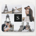 Alfombrilla De Ratón Crear su propio Collage de fotos monogramado de 4<br><div class="desc">Añade tus fotos y tu monograma de personalizado para un diseño especial de un tipo.</div>