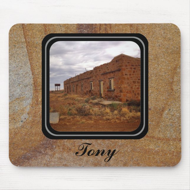 Alfombrilla De Ratón Crear su propio ratón con el nombre (Frente)