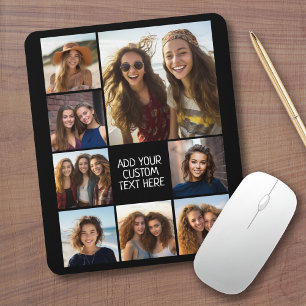 Alfombrilla De Ratón Crear un Collage de fotos Personalizado con 8 foto