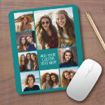 Alfombrilla De Ratón Crear un Collage de fotos Personalizado con 8 foto<br><div class="desc">Usa tus fotos o fotos favoritas para hacer un toque divertido para compartir con tus amigos.</div>