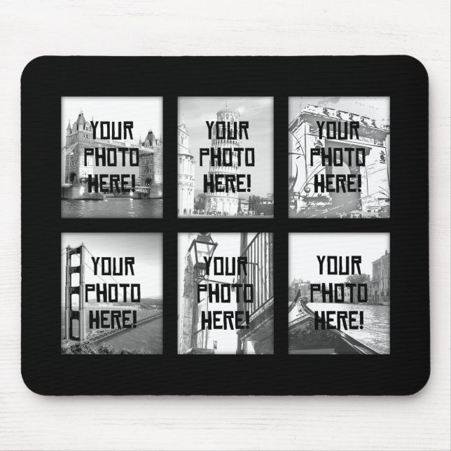 Alfombrilla De Ratón Crear un Mousepad de Collage de fotos propio (Frente)