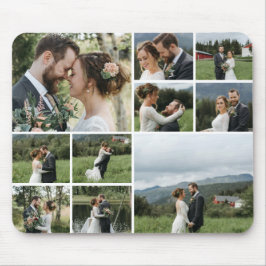 Alfombrilla De Ratón Create Your Own 10 Photo Collage Mousepad