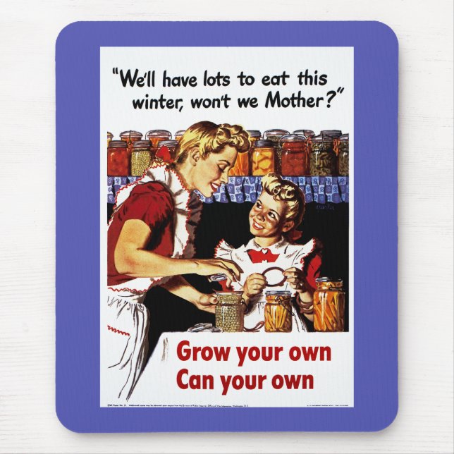 Alfombrilla De Ratón Crecer el suyo propio - ¿Puede el suyo propio? (Frente)