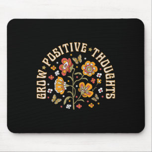 Alfombrilla De Ratón Crecer pensamientos positivos conciencia sobre la