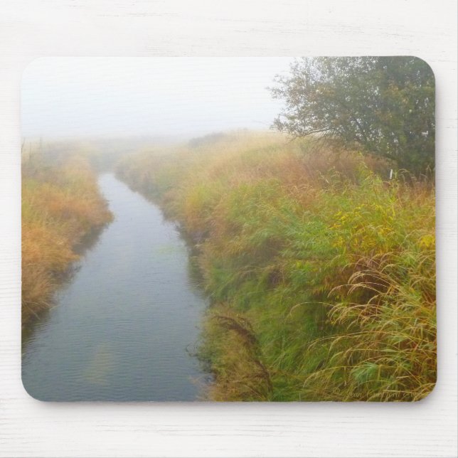 Alfombrilla De Ratón Creek de niebla 2 (Frente)