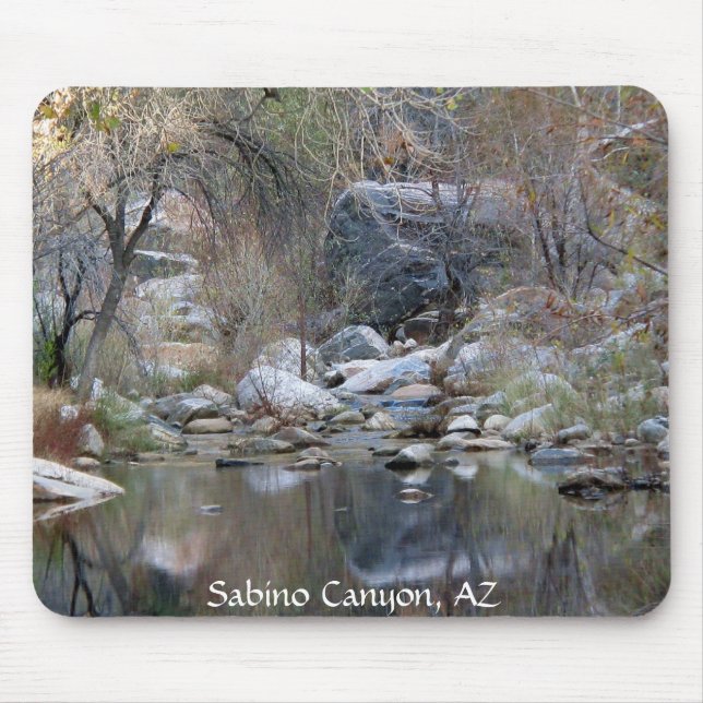 Alfombrilla De Ratón Creek del cañón Sabino - Mousepad (Frente)