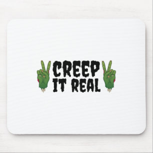 Alfombrilla De Ratón Creep It Real Zombie Halloween Zombie