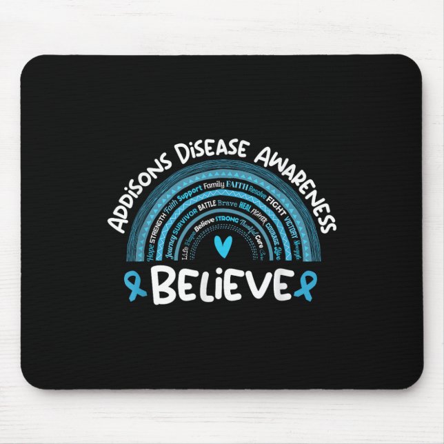 Alfombrilla De Ratón Creer Camisa de Concienciación sobre la Enfermedad (Frente)