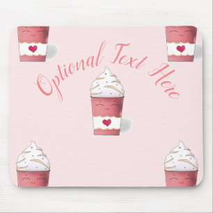 Alfombrilla De Ratón Crema Latte & Whipped (Rosa)