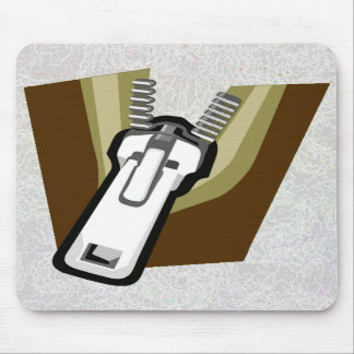 Alfombrilla De Ratón "Cremallera en un Mousepad "