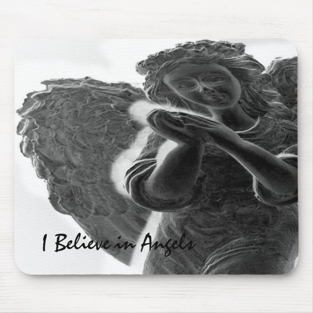 Alfombrilla De Ratón Creo en Angels Mousepad (Frente)