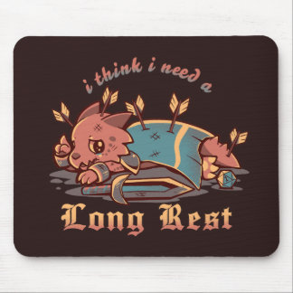 Alfombrilla De Ratón Creo que necesito un largo descanso