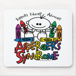 Alfombrilla De Ratón Creyones del síndrome de Asperger