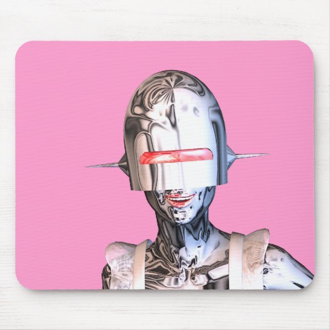 Alfombrilla De Ratón criada robot (Frente)