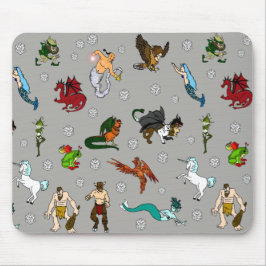 Alfombrilla De Ratón Criaturas de la mazmorra y de los dragones