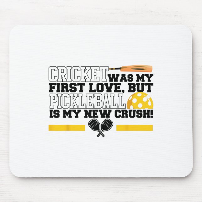 Alfombrilla De Ratón Cricket Was My First Love  (Frente)