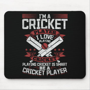 Alfombrilla De Ratón Cricketing - Jugar cricket es inteligente ser un c
