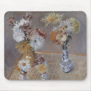 Alfombrilla De Ratón Crisantemos de Gustave Caillebotte