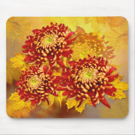 Alfombrilla De Ratón Crisantemos de Otoño ~ Mousepad