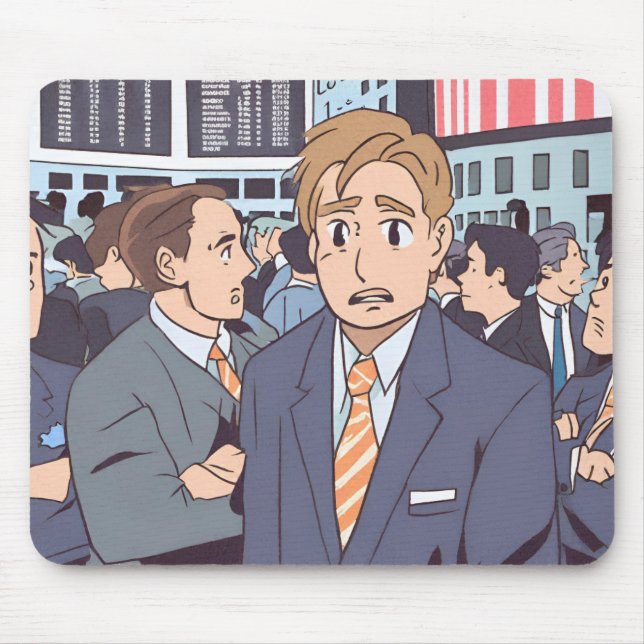 Alfombrilla De Ratón Crisis del mercado (Frente)