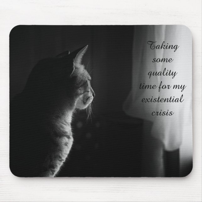 Alfombrilla De Ratón Crisis existencial (Frente)